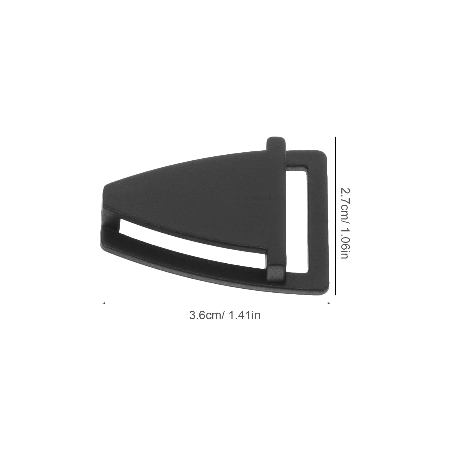 20Pcs Plastic Triangle Buckle Replacement for Helmets Quick Release Hard Hat Strap Repair Parts Chin Strap Buckles Safety