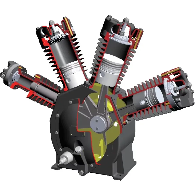 ضاغط هواء نموذجي رائج البيع عالي الضغط مع خزان لآلة نفخ الزجاجات التي تعمل 380 فولت/3 فولت/50 هرتز