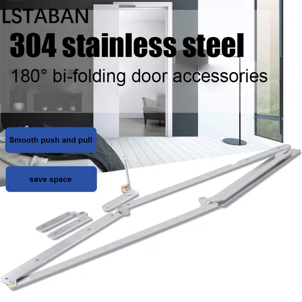 600/700/800/900/1000mm Wide Folding Door Hinge Stainless Steel Hinge Hardware 180 Degrees 90 Degrees Folding Door Hinge