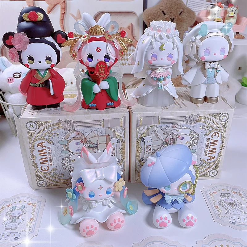 EMMA Secrect Forest Beloved Series Blind Box Mystery Box Toys Anime Figures Collect Model Surprise Wedding Valentine's Day Gifts