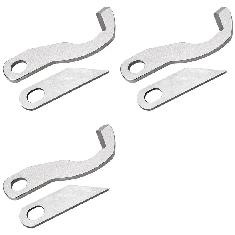 Cuchillas de Sobrehilado A25F-3X para Brother 1034DX, 3034D, 4234D, 4234DT, 5234PRW - Juego de Cuchillas Superior e Inferior