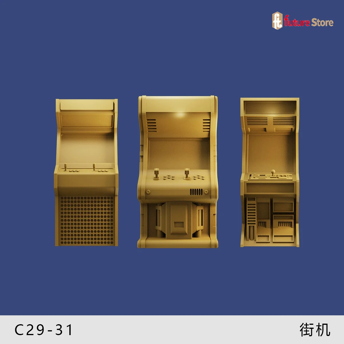 3d Print 1/64 Arcade Game Zelfbediening Automaat Straatbeeld Figuur Diorama Creatieve Mini Prop Beeldje Model Ambachten