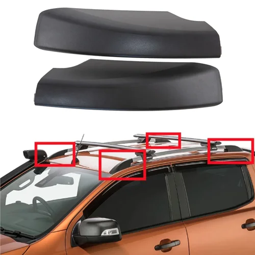 1 Uds. Cubierta de listones de portaequipajes delantero izquierdo o derecho para Ford Ranger T6 T7 cubierta de extremo de riel de portaequipajes EB3Z-2155183-A 2515528