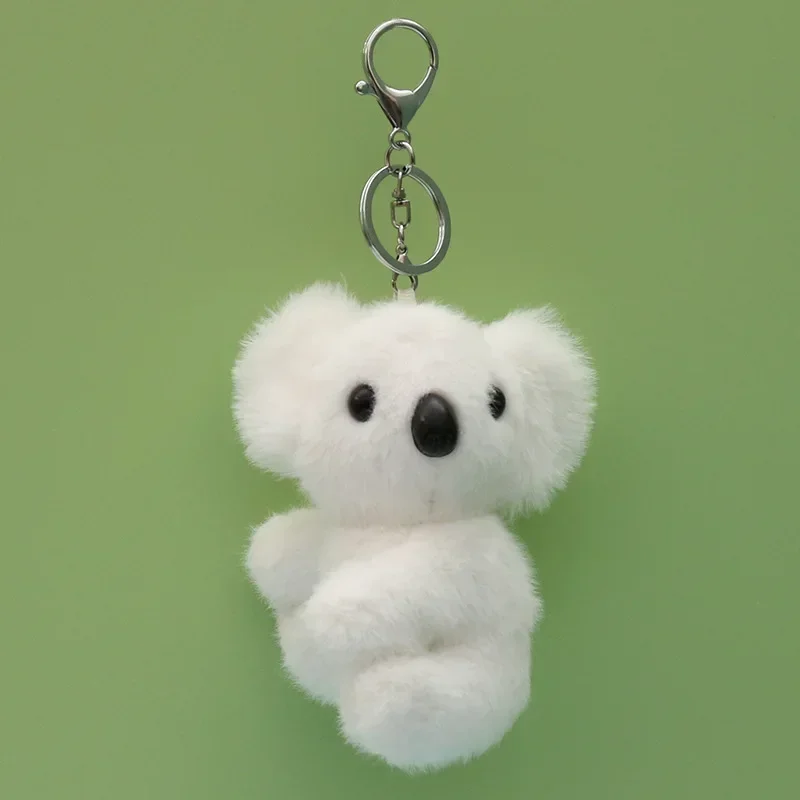 Creative Stuffed Toy Koala Keychains Cute Cartoon Plush Koala Interesting Key Chains Girl Schoolbag Decorations