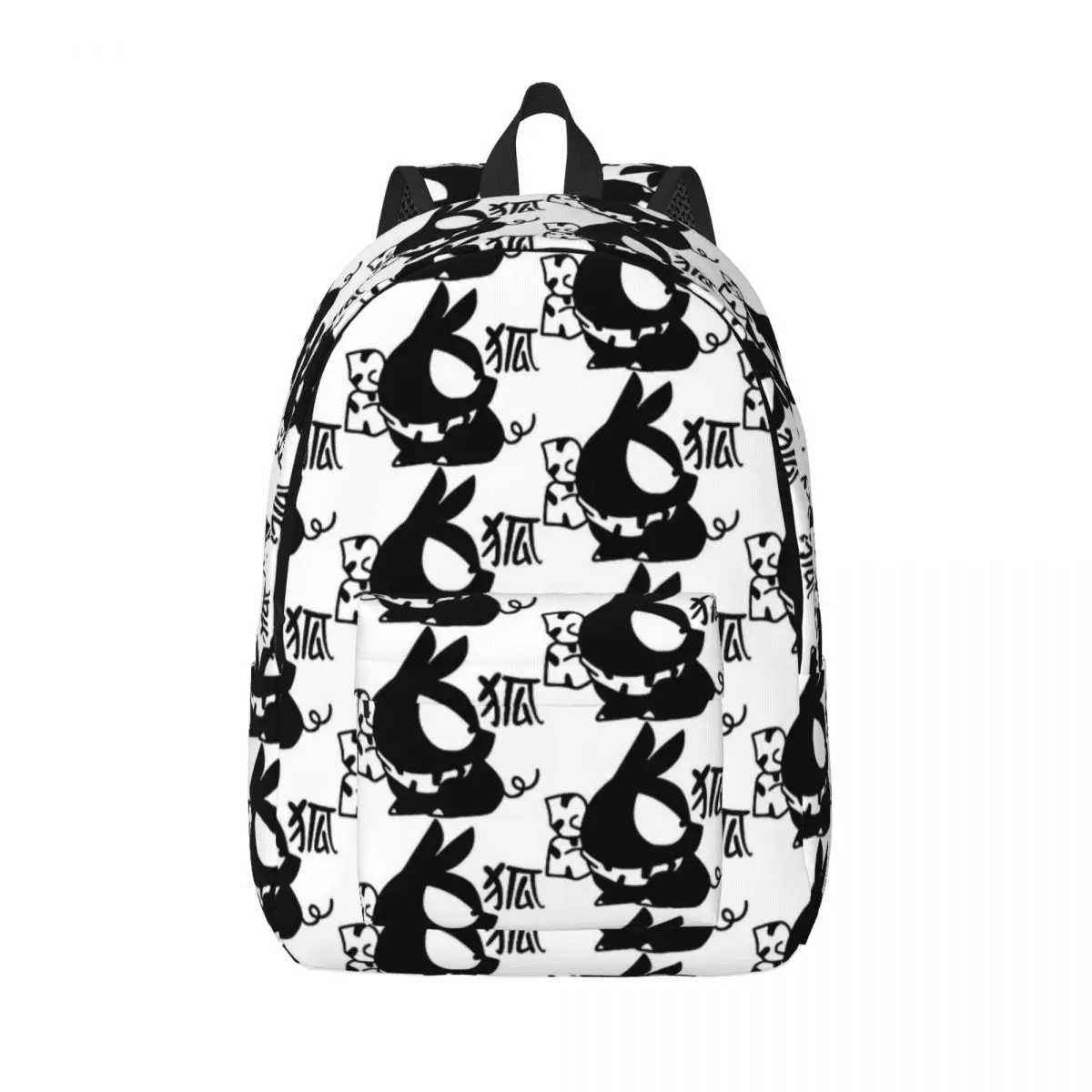 P-Chan Pig Kanji Ranma Zaino per uomo Donna Studente di moda Zaino da lavoro Anime Manga Borse di tela per laptop con tasca