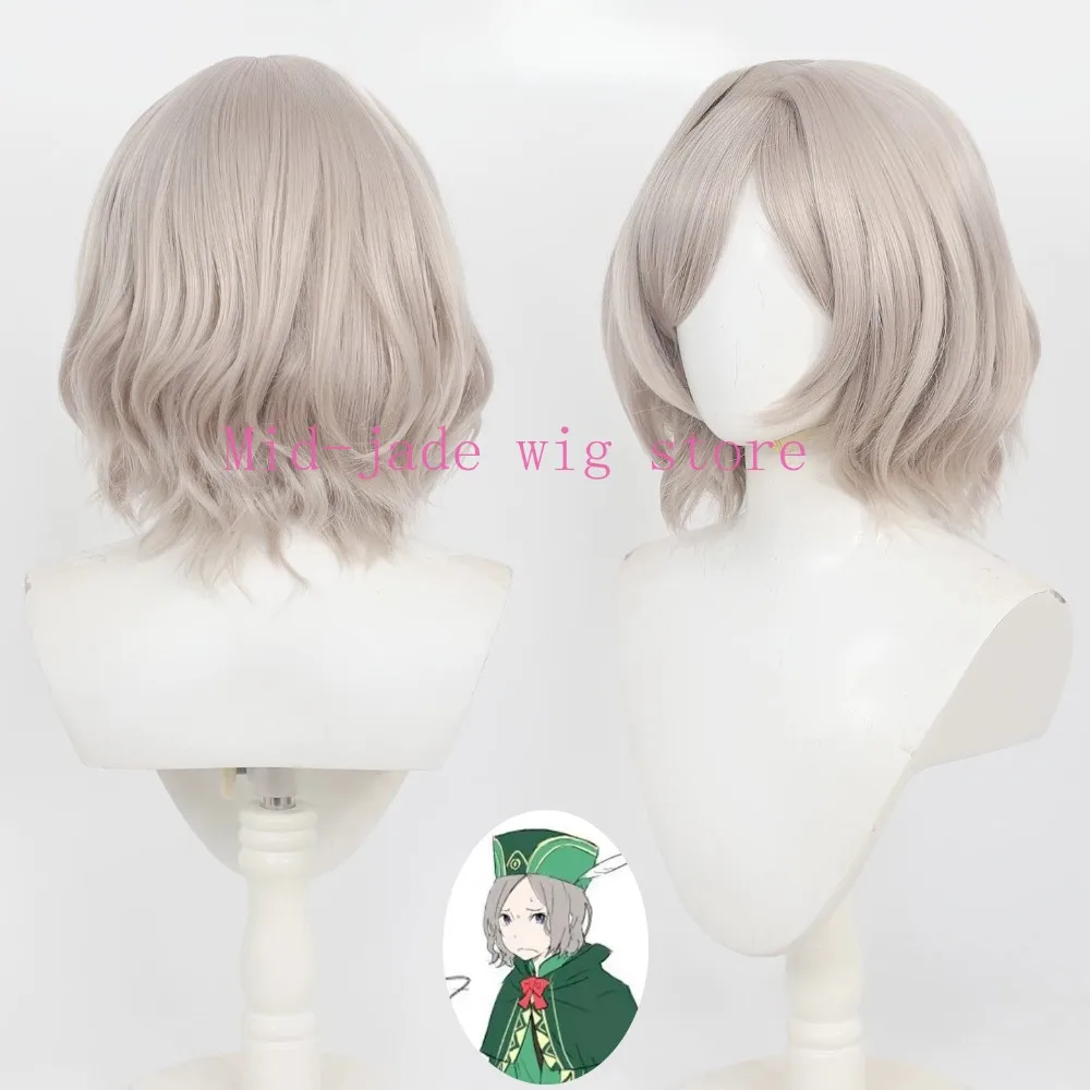 Otto Suwen Cosplay Wig Short Hair Realistic Scalp for Christmas Fantasy Anime Event and Character Photo Shoot