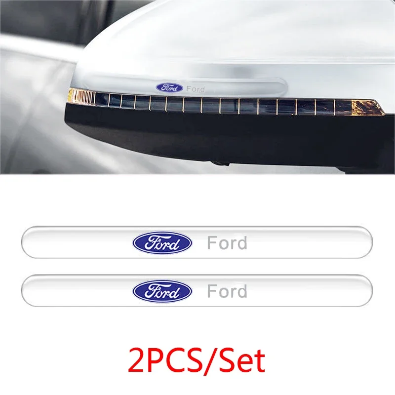 Car Door Handle Protective Stickers Decal for Ford Logo Escape Fiesta Explorer Mustang Mondeo Focus 3 MK4  MK3 Kuga 2  F150 F250