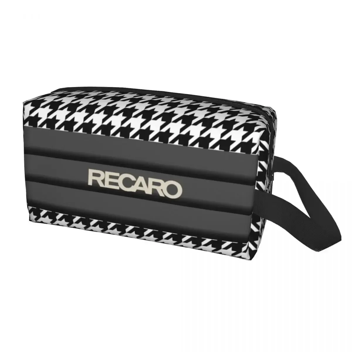 Recaros Logo Cosmetic Bag Women Kawaii Big Capacity Makeup Case Beauty Storage Toiletry Bags