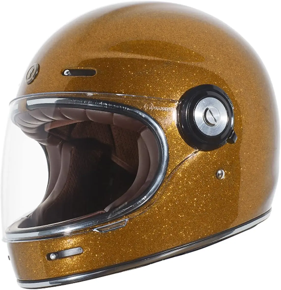 

T1/Newport Fiberglass Full Face Moycle Helmet DOT & ECE Approved