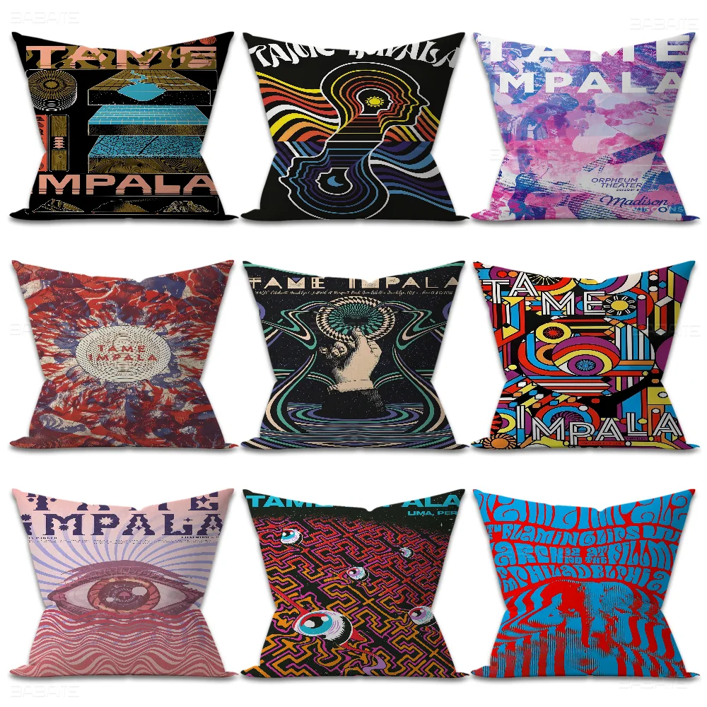 Tame Impala 45*45cm Cushion Cover Pillow Cover Decor Pillowcase Home Pillowcase For Couch Pillow