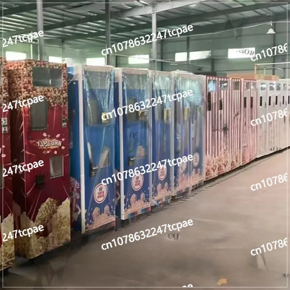 Distributore automatico automatico di popcorn self service Distributore automatico di mais pop robot