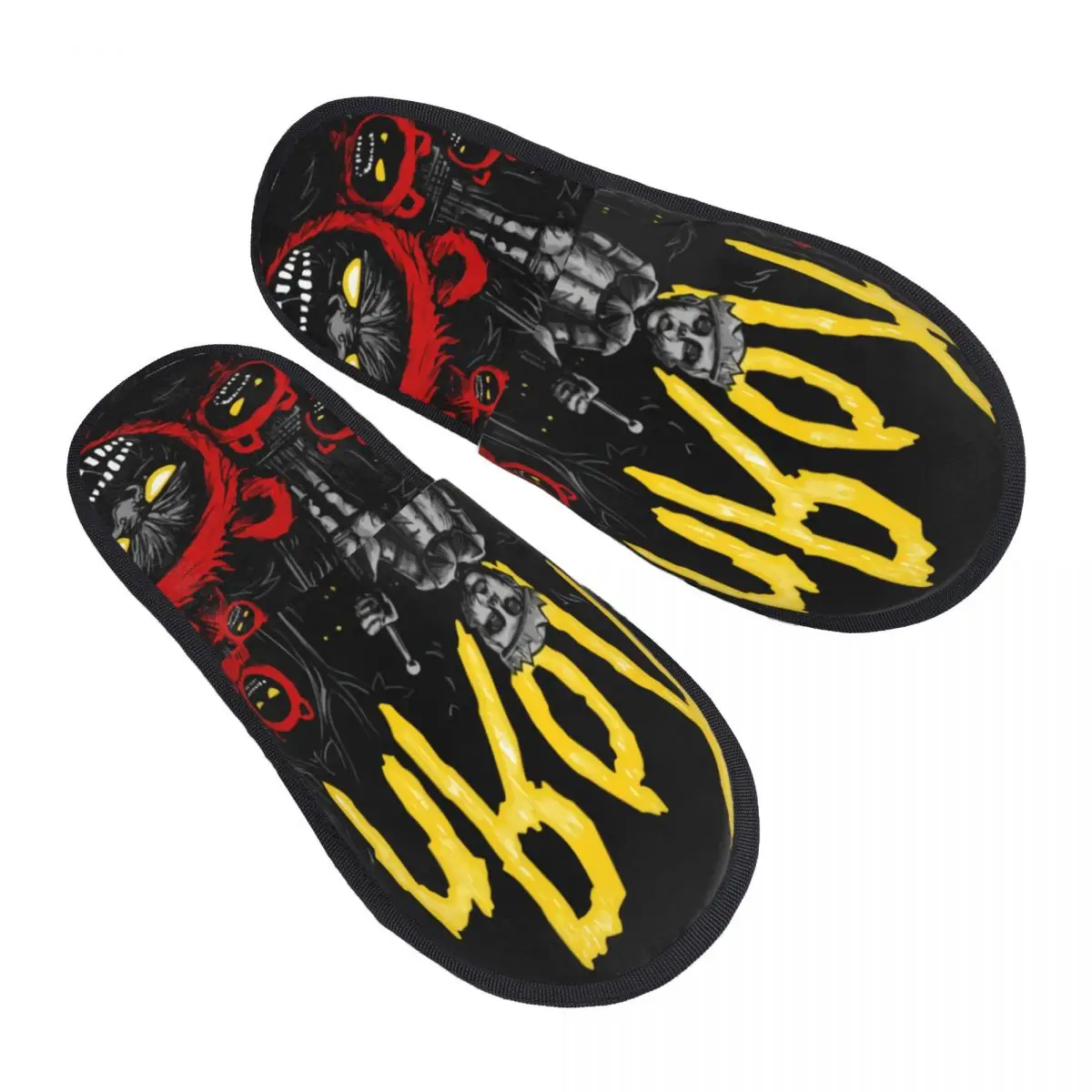 

Custom Korns Heavy Metal Music Cozy Scuff With Memory Foam Slippers Women Hotel House Shoes