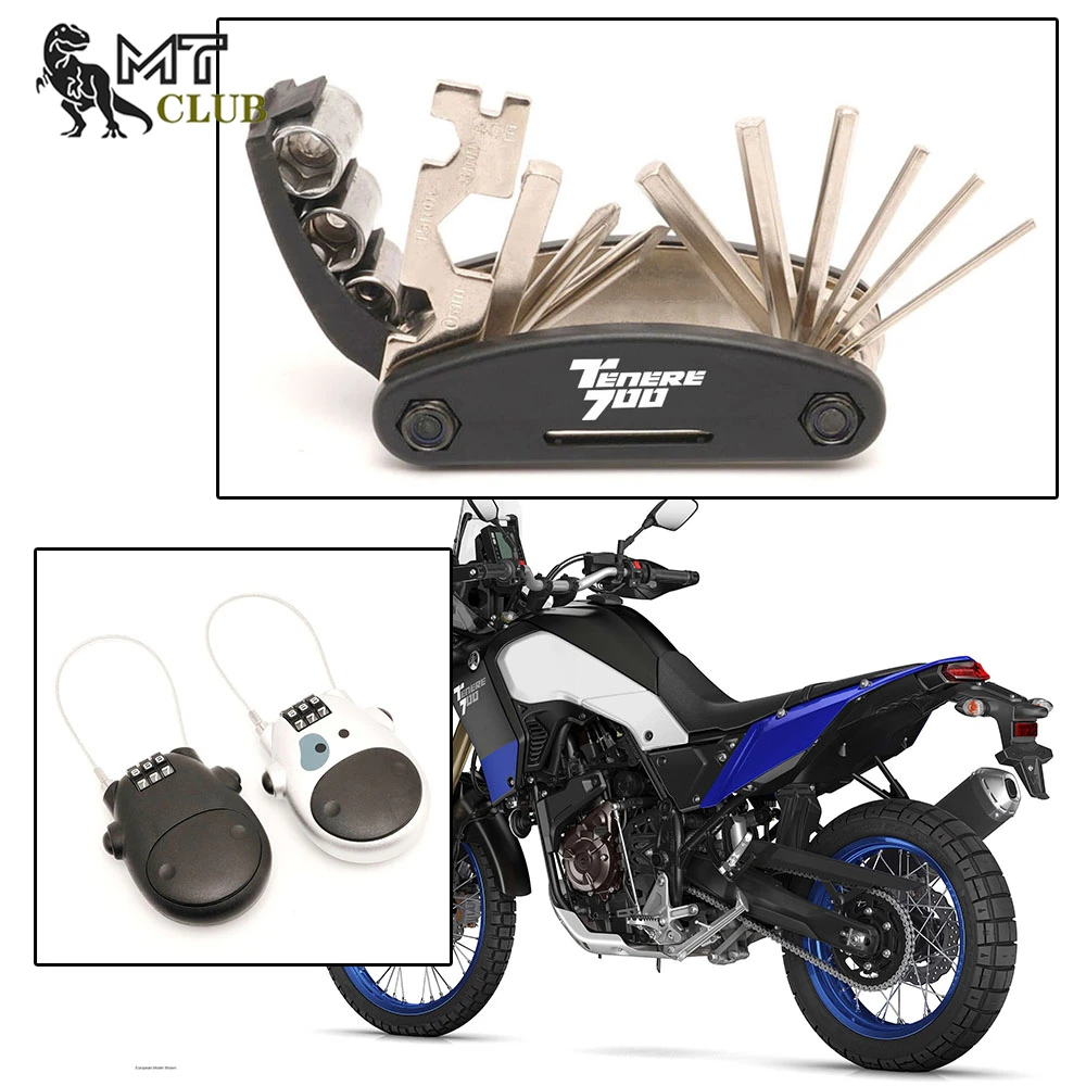 Para YAMAHA TENERE700 XT700 TENERE 700 World Raid T700 T7 redondo accesorios de motocicleta herramienta de reparación juego de destornilladores