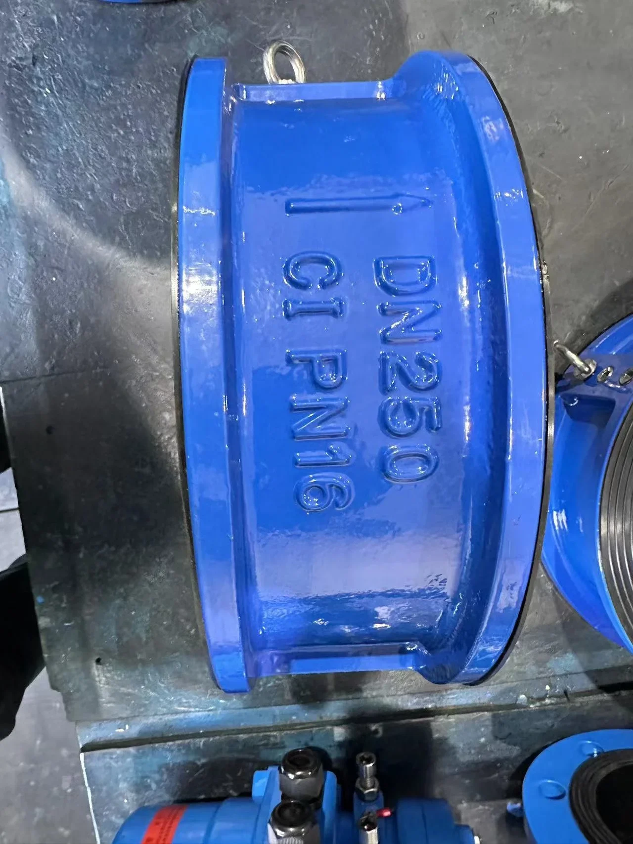 H76X-16Q DN50-DN300 Wafer Single Plate Check Valve with Rubber lined