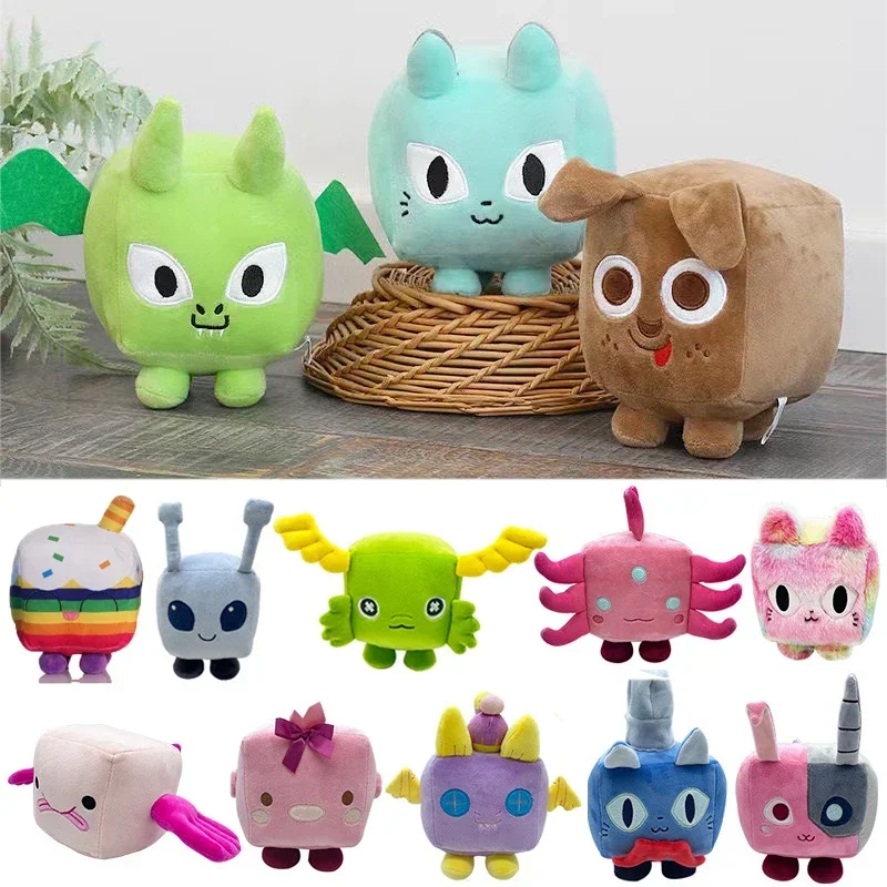 Pet Simulator X Cat Plush Toys Big Games Animals Stuffed Dolls Dog Bee Plushies Figure Peluche Pillow Kids Christmas Gifts