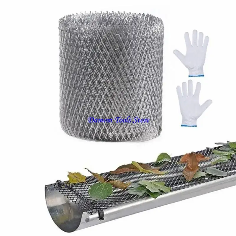 57BE Flexible gutter screen roll for roof channels Flexible Gutter Protecting Meshes