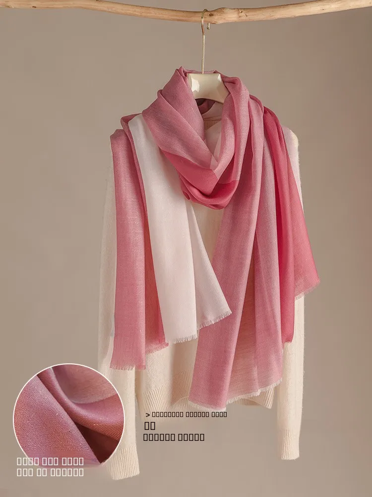 Echarpe-en-pure-laine-pour-femme-fine-protection-du-cou-printemps-automne-hiver-style-coreen-tendance-chale-d'epaule-coffret-cadeau