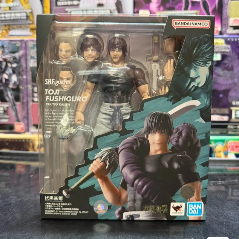

Bandai Original In Stock Banpresto Jujutsu Kaisen Shf Anime Fushiguro Toji Action Figure Garage Model Doll Brand New Boxed Gift