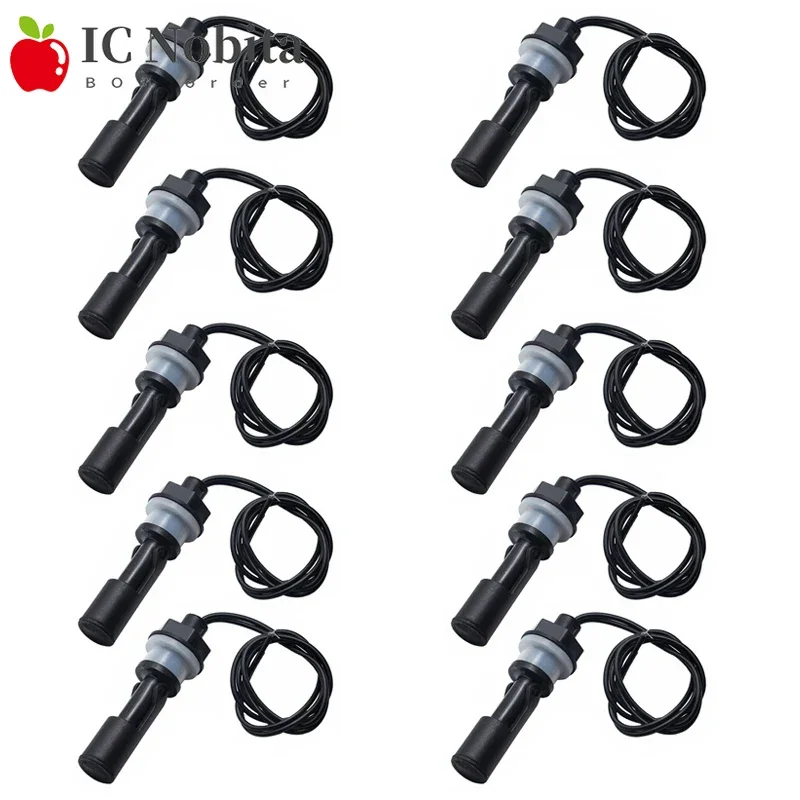 10PCS Horizontal Water Level Switch Sensor Liquid PP Plastic Ball Float Switch for Arduino