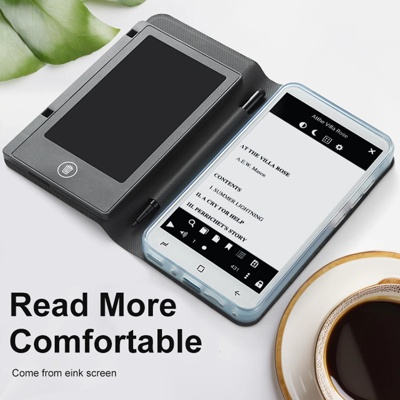 

5.0-Inch E-Book Reader Built-in Speaker 5M Camera E-Reader with Handwriting Tablet for Extracurricular Learning Audio Video PDF