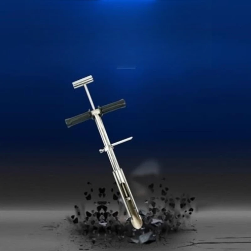 

304 stainless steel soil drill, soil sampler, with scale