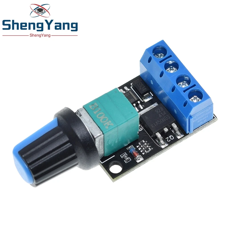 TZT 5V 12V 10A Voltage Regulator PWM DC Motor Speed Controller Governor Stepless Speed Regulator LED Dimmer Power Controller image 3