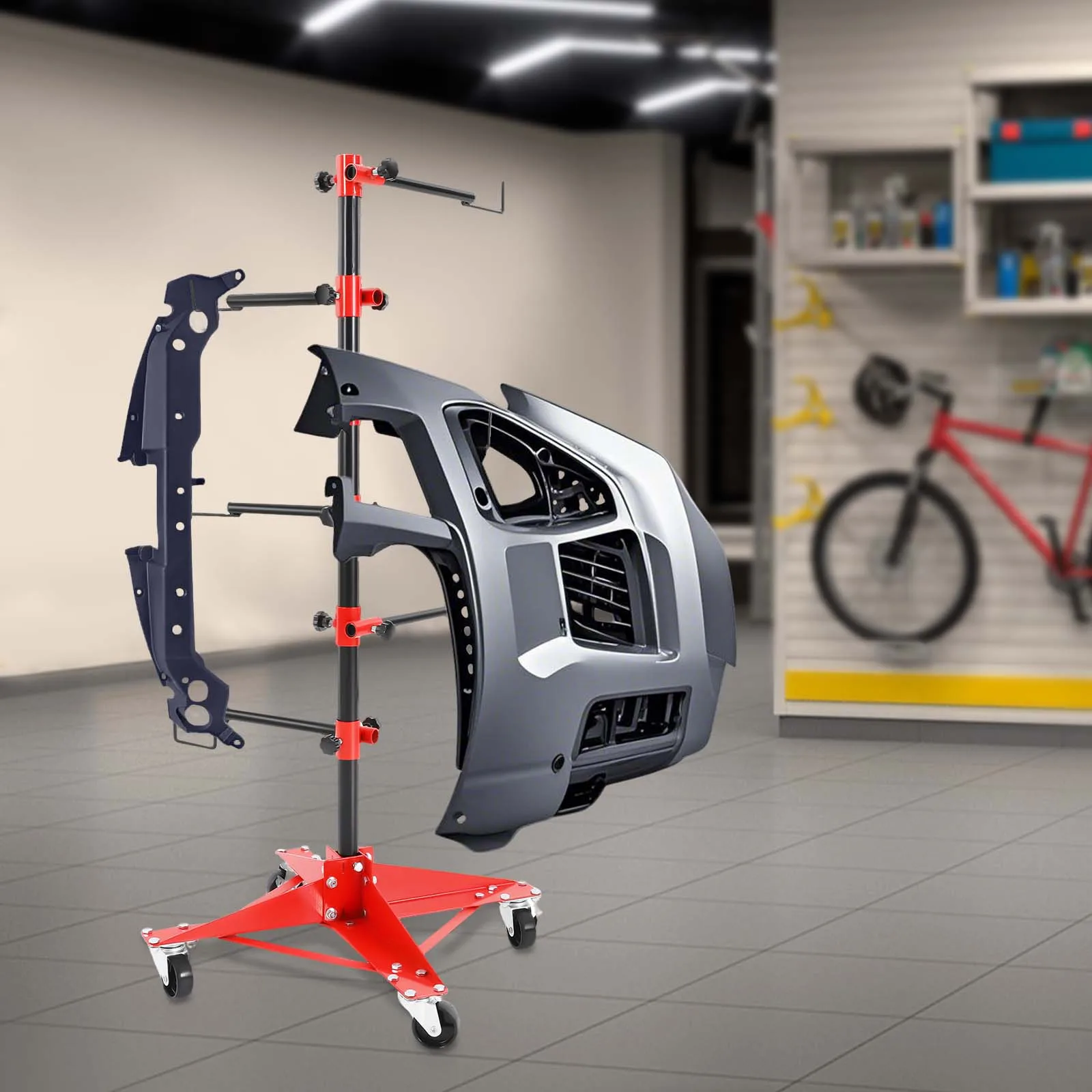 

Auto Paint Stand, Tree Shape Tool Holder 47x47x120cm, Automotive Spray Painting Tool Organizer, Workshop Tool Storage Rack