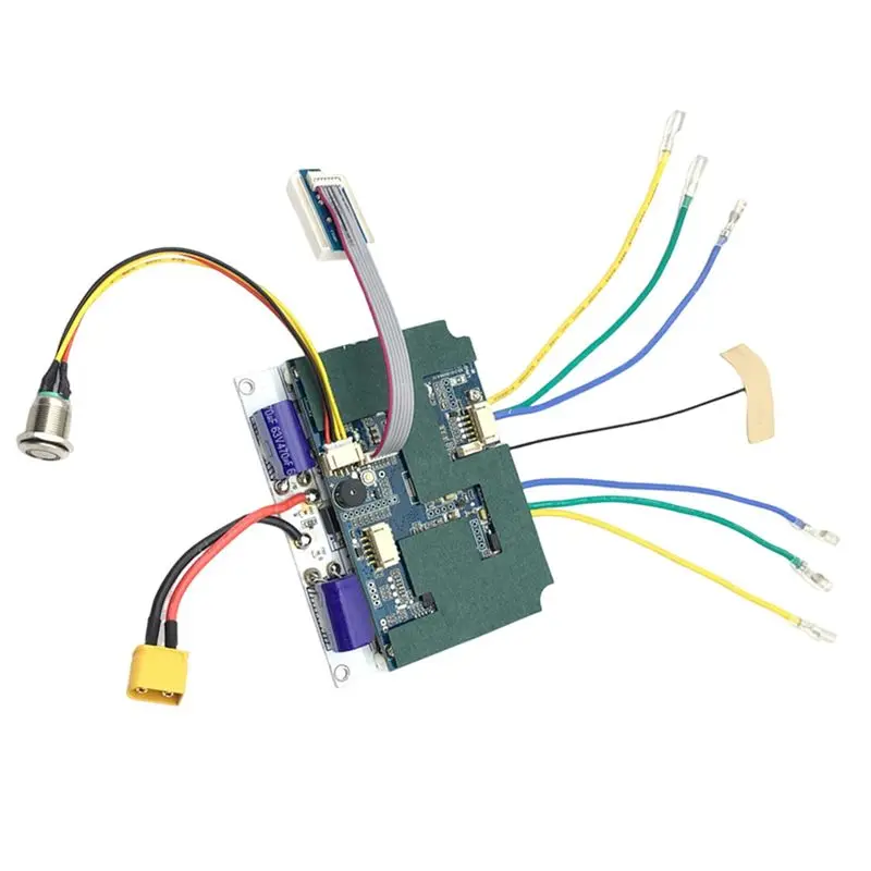 AT63-2X 10S 24/36V Dual Belt Hub Motor Drive ESC 2.4G Remote Control Motor Electric Skateboard Longboard Controller(For HUB)