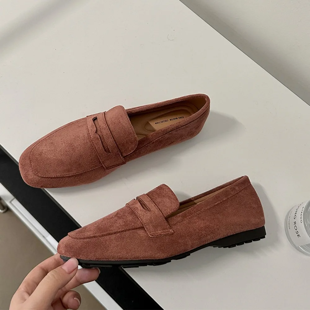 Flats Shoes Women's Single Shoes 2026 Spring Autumn New Casual Flats Fashion Loafers Women Flat Shoes view 2