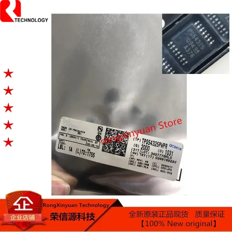 TPS54325PWPR HTSSOP14 PS54325 TPS54325PWP TPS54325 4.5-V to 18-V, 3-A OUTPUT SYNCHRONOUS STEP DOWN SWITCHER 100% New original