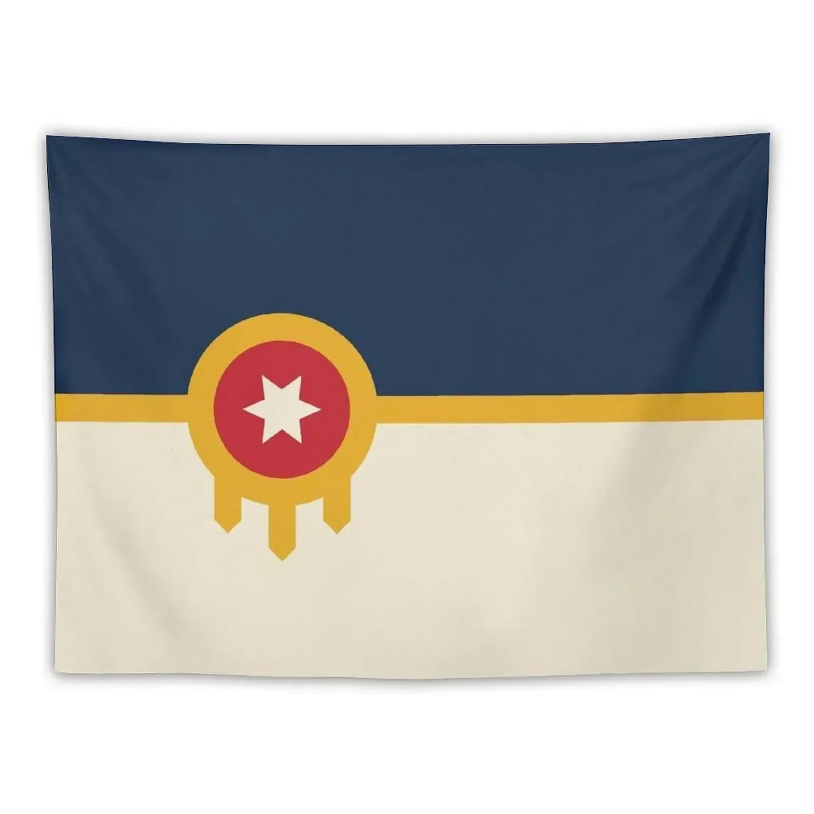 Tulsa Flag Tapestry Bedrooms Decorations Room Decoration Korean Style Tapestry