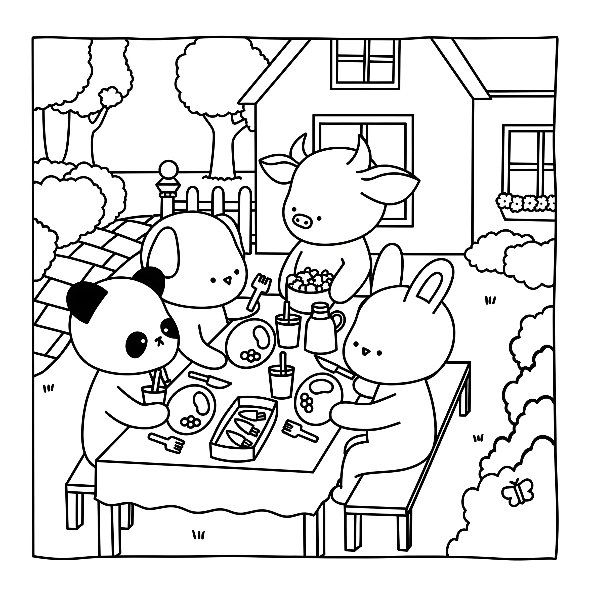 COZY PARADISE Bold-easy Patterns Coloring Book for Adults Cute Drawing Book Perfect Gift for Party and Birthday