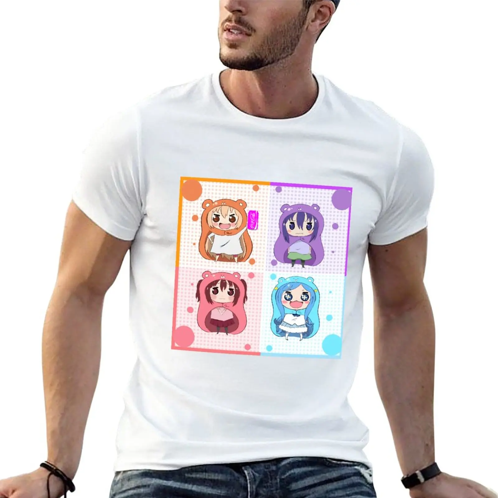 Himouto Umaru-Chan T-Shirt black t shirt summer tops heavyweight t shirts for men