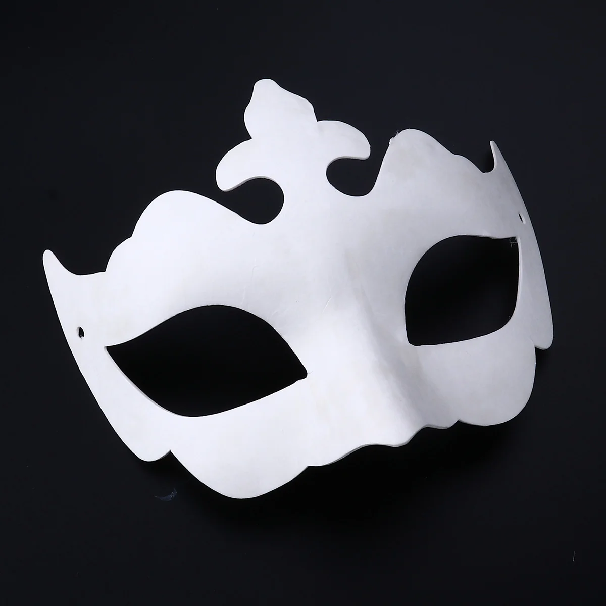 Blank White Paper DIY masks Painted Mask Halloween Masquerade Face Mask (Swan) white mask Halloween mask