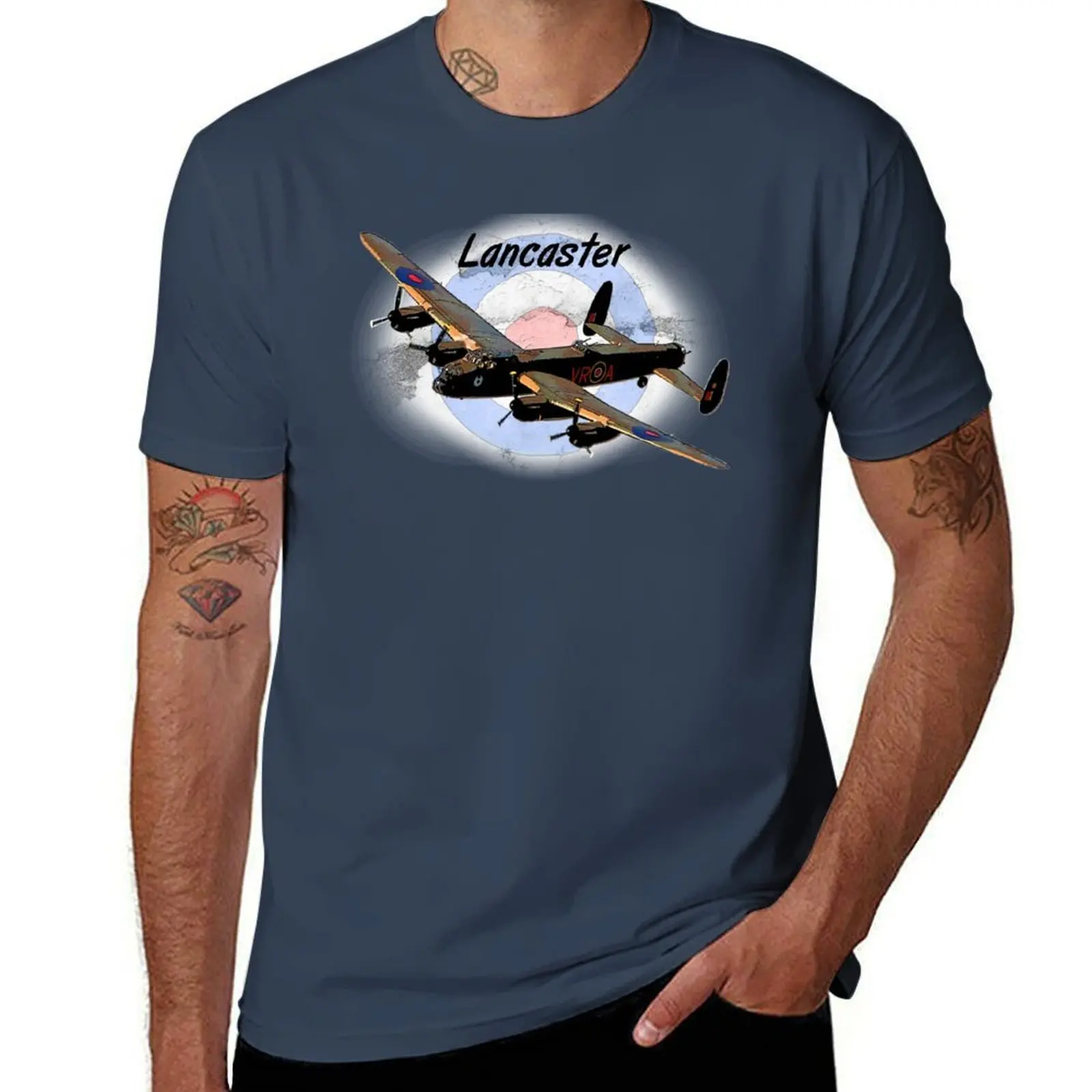 

Lancaster Bomber T-Shirt t shirt man plain men t shirt cotton 100% T-Shirt
