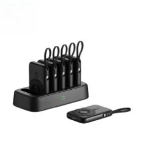 22.5W Super Fast Charge Wireless Power Bank - 3/6 Port Dock Built-in Cable Combo Set Portable Charger