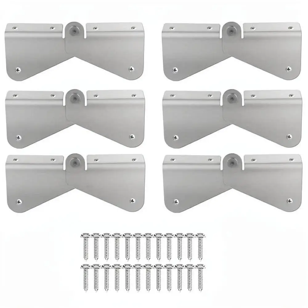 Flexible Downspout Hinge Connector Stainless Steel Extension Flip Adapter For Rectangular Square Gutter Rain Pipe Hardware