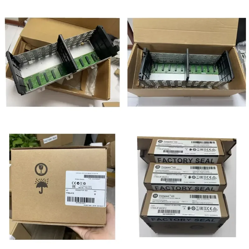New Sealed 1756-A10 PLC Controller Logix Industrial Control Dedicated Controller 10 Slots Chassis with PLC Programming