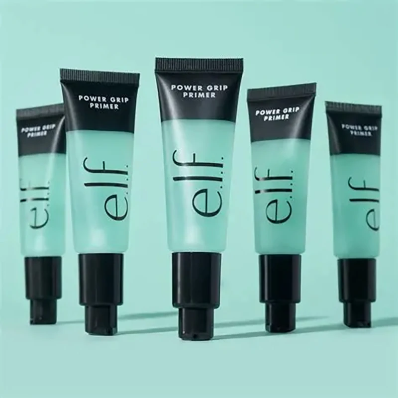 Gel Pré-Maquiagem Elf Azul Verde 24ml com Ácido Hialurônico Efeito de Maquiagem Transparente Hidratante e Controlador de Oleosidade