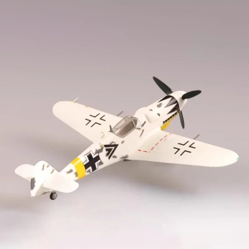 Escala 1:72 BF-109G-6-JG53 avión de combate con acabado de plástico modelo de simulación decoración estática regalos de recuerdo para niño adulto