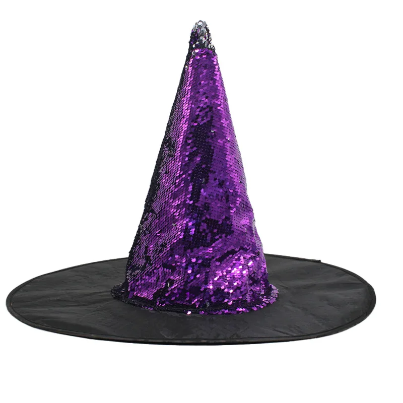 Adult Kids Women Girls Boy Halloween Witches Hats Party Decoration Wizard Cosplay Costume Props