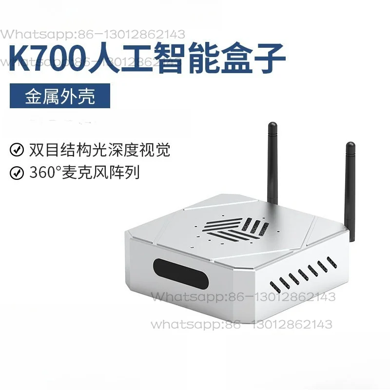 K700 AI Box ROS Robot Development Kit, Supports Sound Localization & Binocular Depth Vision Camera, Compatible with Orin Nano