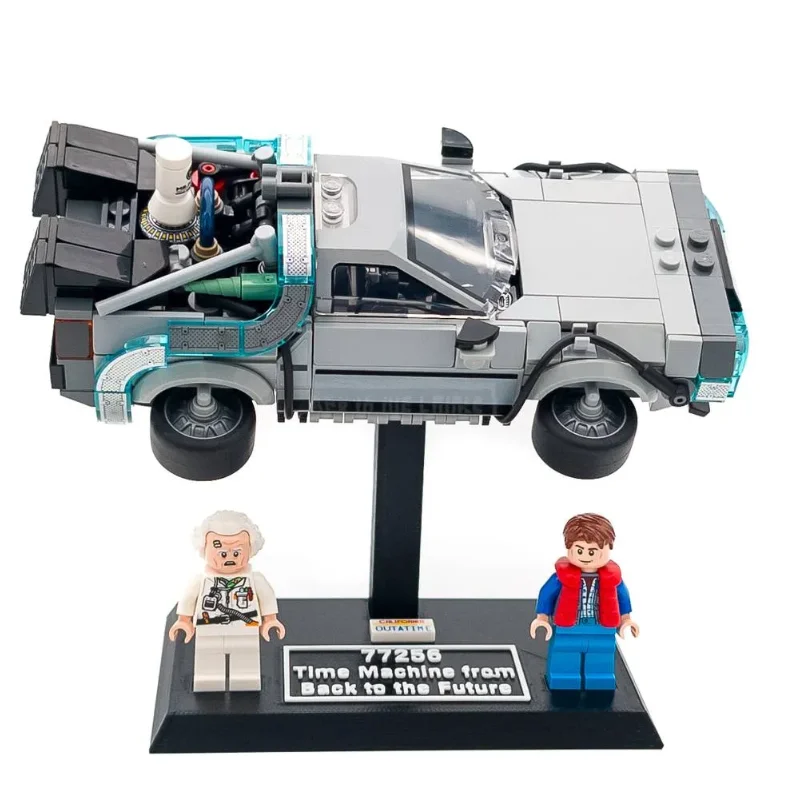 Suitable for Lego 77256 Time Machine Return to the Future, Speed Racing Series Building Blocks Display Stand (Without a Car)