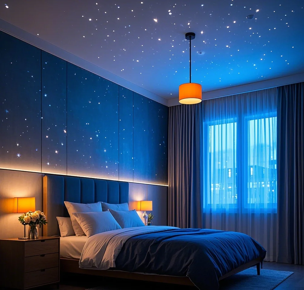 Hott Outdoor Star Lights Starry Sky Projector Light Galaxy Star Projector Decoration for Home Bedroom Living Room Game Room Part