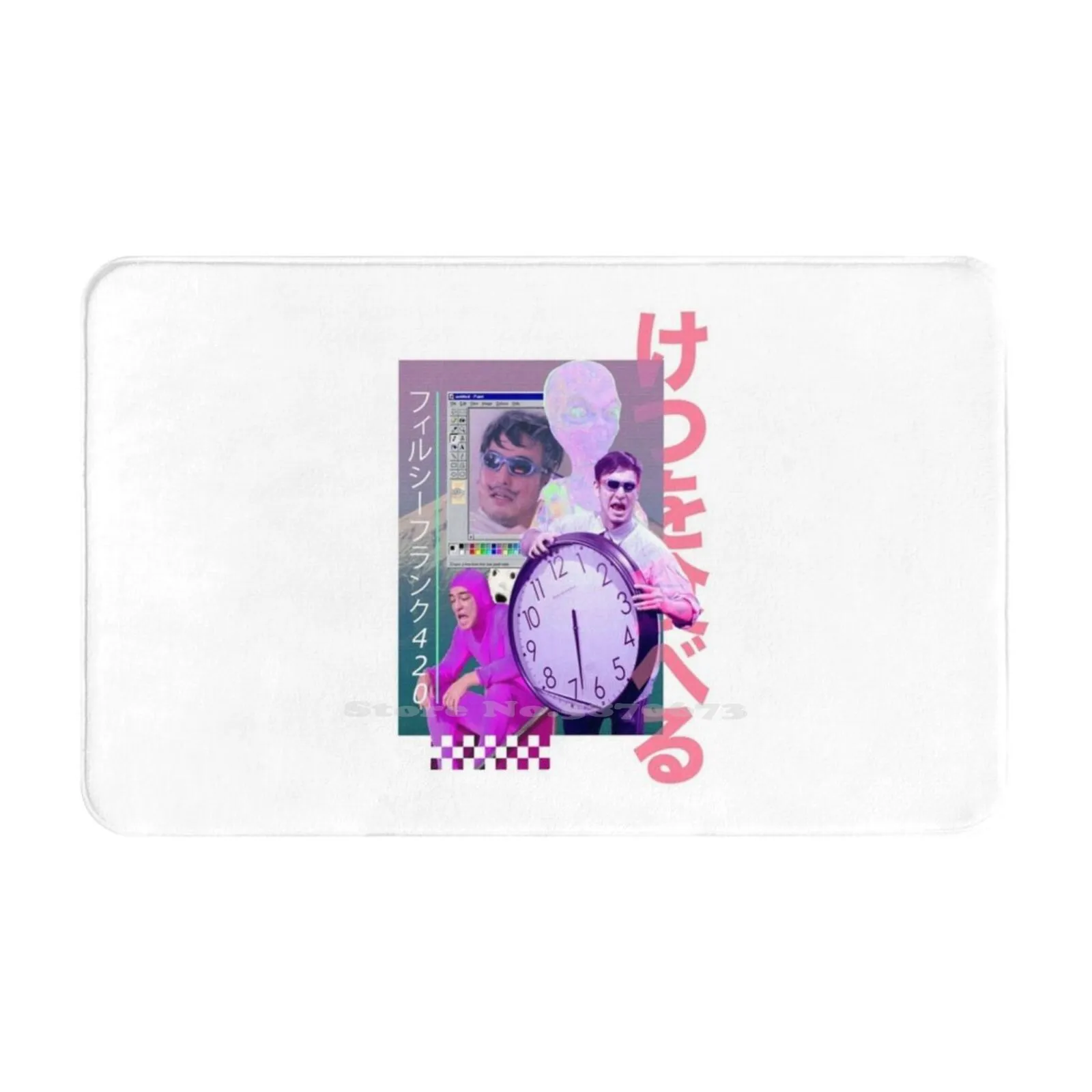 Filthy Frank 420 Soft House Family Anti-Slip Mat Rug Carpet Vapourwave Filthy Frank Tvfilthyfrank Dizastamusic Pink Guy Memes