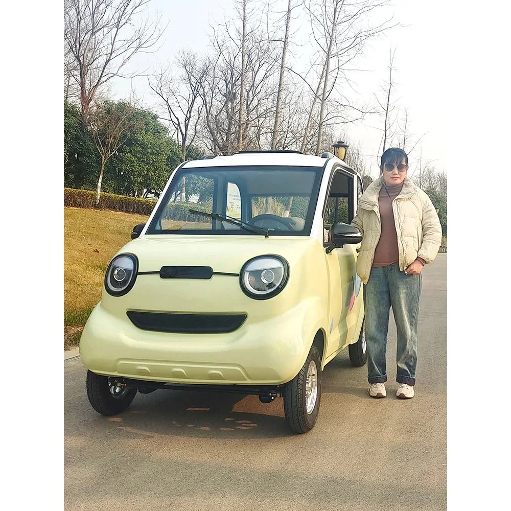 Custom-made electric 4-wheel car home small ladies and adults instead of walking new+small battery new energy car