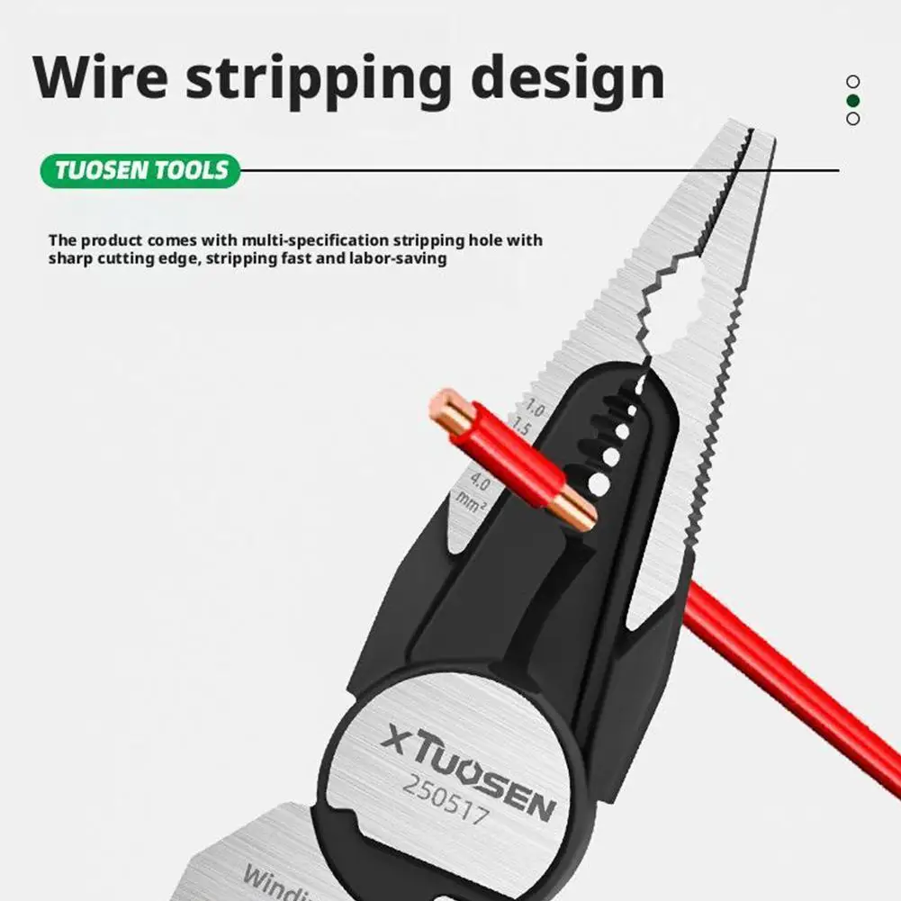 

Щипцы для зачистки проводов, многофункциональные электрики, инструмент для зачистки кабеля, ручные инструменты, плоскогубцы для разделения