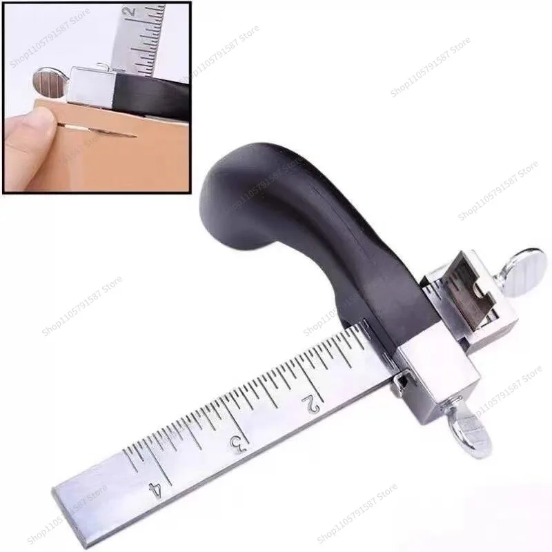 For Handmade Leather Cutting Knife Leather Tools Belt Cutter Splitter Strip Belt Rope Cutting