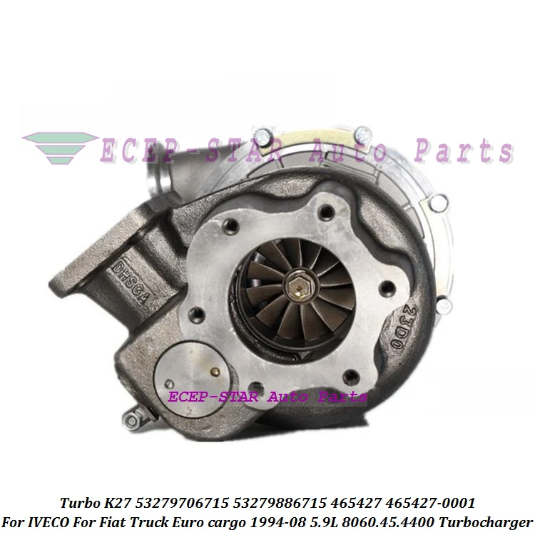 

Turbo K27 53279706715 53279886715 465427 465427-0001 For IVECO For Fiat Truck Euro cargo 1994-08 5.9L 8060.45.4400 Turbocharger