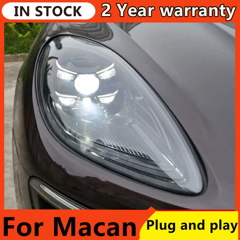 

Car Lights for Porsche Macan LED Headlight 2014-2022 Macan Head Lamp Drl Projector Lens Automotive Accessories